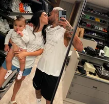 BRUNA BIANCARDI REVELA PROJETOS COM NEYMAR 'A GENTE FALA DE TER TRÊS FILHOS'
