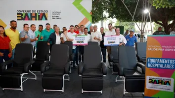 GOVERNO DO ESTADO REFORÇA SAÚDE DE BOM JESUS DA LAPA COM ENTREGA DE EQUIPAMENTOS