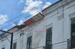 VISTORIA DA CODESAL APONTA ESTADO DE CONSERVAÇÃO PRECÁRIO DA ESCOLA TÉCNICA SÃO JOAQUIM; MESMO ASSIM, AULAS CONTINUAM SENDO REALIZADAS NO LOCAL