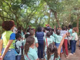 ESTUDANTES DE CONCEIÇÃO PARTICIPAM DA INAUGURAÇÃO DO PRIMEIRO VIVEIRO EDUCADOR DA ILHA DE ITAPARICA