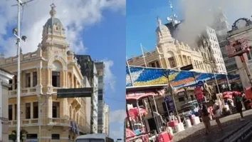 COZINHA DO PALACETE TIRA-CHAPÉU PEGA FOGO E ASSUSTA MORADORES NO CENTRO HISTÓRICO