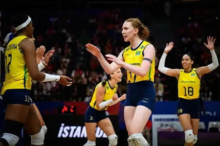 VÔLEI: SELEÇÃO FEMININA BATE BÉLGICA NA 2ª SEMANA DA LIGA DAS NAÇÕES