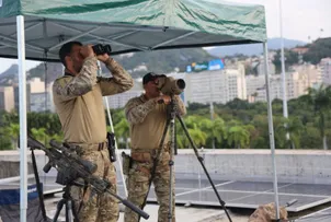 POLÍCIA FEDERAL USA SNIPERS PARA GARANTIR SEGURANÇA DA CÚPULA DO BRICS NO RIO DE JANEIRO
