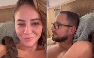 DIOGO NOGUEIRA APARECE ‘HIPNOTIZADO’ AO ASSISTIR PAOLLA OLIVEIRA COMO HELENINHA EM ‘VALE TUDO’