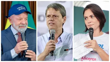 LULA EMPATARIA COM TARCÍSIO E MICHELLE NO 2º TURNO, DIZ PESQUISA ATLAS/BLOOMBERG