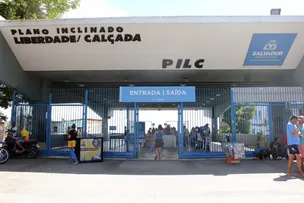 PLANO INCLINADO DA LIBERDADE-CALÇADA TEM SEU FUNCIONAMENTO INTERROMPIDO NESTA SEGUNDA-FEIRA (18)