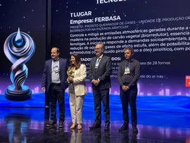PRÊMIO FIEB 2025: FERBASA VENCE CATEGORIA TECNOLOGIAS SUSTENTÁVEIS