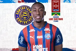 BAHIA OFICIALIZA A CONTRATAÇÃO DO JOVEM ZAGUEIRO LUIZ GUSTAVO