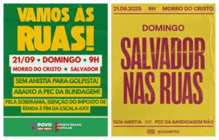 ATO CONTRA ANISTIA E PEC DA BLINDAGEM SERÁ REALIZADO EM SALVADOR NESTE DOMINGO