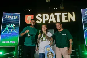 ATLETAS BAIANOS ILUMINAM O ELEVADOR LACERDA EM SALVADOR COM DESAFIO INÉDITO DE SPATEN