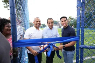 SALVADOR CHEGA A 82 CAMPOS COM GRAMA SINTÉTICA APÓS ENTREGA DE ARENA ESPORTIVA EM FAZENDA GRANDE II