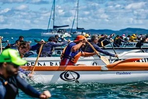 NESTE FINAL DE SEMANA: CAMPEONATO DE CANOA POLINÉSIA MOVIMENTA A PRAIA DE INEMA