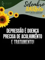 SETEMBRO AMARELO COM FOCO EM SAÚDE E EDUCAÇÃO É TEMA DE RODA DE CONVERSA NESTA SEXTA-FEIRA, 26 DE SETEMBRO, NO CEAPP
