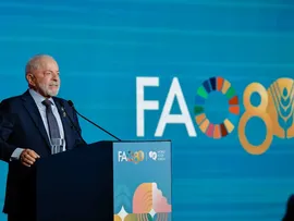 EM ROMA, LULA DEFENDE IMPOSTO GLOBAL DE 2% SOBRE SUPER-RICOS EM CÚPULA CONTRA FOME