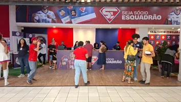 SHOPPING PARALELA RECEBE A ESTAÇÃO SÓCIO ESQUADRÃO DO BAHIA