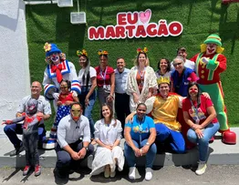 MARTAGÃO REALIZA ATIVIDADES LÚDICAS PARA PACIENTES NO MÊS DAS CRIANÇAS