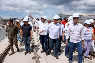 JERÔNIMO E MINISTRO RUI COSTA AUTORIZAM IMPLANTAÇÃO DE SISTEMAS DO VLT E VISITAM OBRAS EM SALVADOR