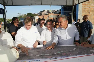 RUI COSTA VISTORIA MACRODRENAGEM NA CIDADE BAIXA E AUTORIZA PARA NOVA OBRA DO NOVO PAC