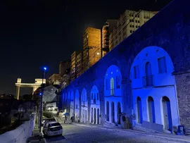 MONUMENTOS E ESPAÇOS DE SALVADOR GANHAM ILUMINAÇÃO ESPECIAL PARA O NOVEMBRO AZUL