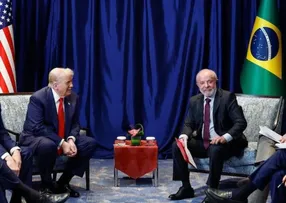LULA RECEBE LIGAÇÃO AMISTOSA DE TRUMP ANTES DE VIAGEM AOS ESTADOS UNIDOS
