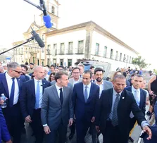 PREFEITO BRUNO REIS RECEPCIONA PRESIDENTE DA FRANÇA, EMMANUEL MACRON, E PARTICIPA DE ABERTURA DO FESTIVAL NOSSO FUTURO FRANÇA-BRASIL