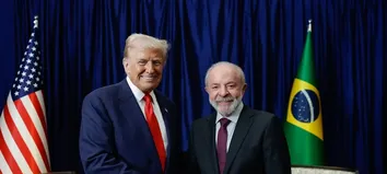 NOVA REUNIÃO ENTRE TRUMP E LULA TERMINA COM ELOGIOS DO NORTE AMERICANO AO BRASILEIRO   