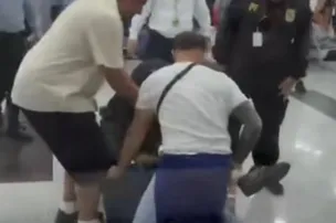 HOMEM É PRESO POR DEPREDAR AEROPORTO APÓS BEBER EM SALA VIP