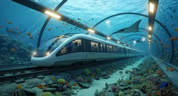 PROJETO VISA A CONSTRUÇÃO DE UM TREM SUBMARINO PARA LIGAR DOIS CONTINENTES EM 40 MINUTOS