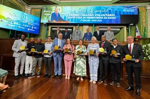 EMOÇÃO MARCA ENTREGA DA 7ª EDIÇÃO DO PRÊMIO CIDADÃO VOLUNTÁRIO SANTA CASA DE MISERICÓRDIA DA BAHIA