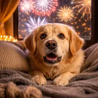 FOGOS DE ARTIFÍCIOS NO ANO NOVO EXIGEM CUIDADOS ESPECIAIS COM CÃES E GATOS