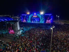 EVENTO COM SHOW DE FREI GILSON REÚNE CERCA DE 100 MIL PESSOAS NA ARENA O CANTO DA CIDADE