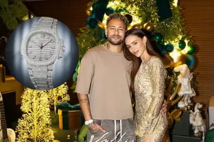 RELÓGIO MILIONÁRIO DE NEYMAR CHAMA ATENÇÃO EM FESTA DE NATAL