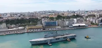 PORTO DE SALVADOR RECEBE VISITAÇÃO GRATUITA AO MAIOR NAVIO DE GUERRA DA AMÉRICA LATINA NESTE DOMINGO; VEJA COMO PARTICIPAR