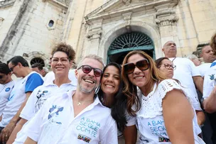 “É UM MOMENTO DE REAFIRMARMOS A CONEXÃO COM A ANCESTRALIDADE”, DIZ BRUNO MONTEIRO DURANTE CORTEJO DA LAVAGEM DO BONFIM