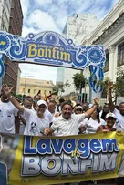VEREADOR PARTICIPA DA LAVAGEM DO BONFIM AO LADO DO DEPUTADO ROBERTO CARLOS E REFORÇA DIÁLOGO POLÍTICO PARA 2026