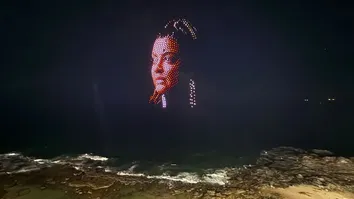 PRETA GIL É HOMENAGEADA EM SHOW DE DRONES DO IFOOD DURANTE O CARNAVAL DE SALVADOR