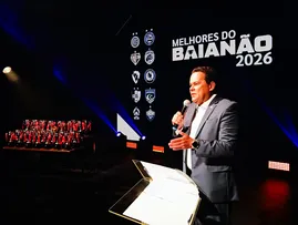 GERALDINHO DESTACA CAMPANHA CONTRA O FEMINICÍDIO DURANTE PREMIAÇÃO DOS MELHORES DO BAIANÃO 2026