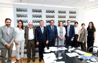 VICE-GOVERNADOR DISCUTE POSSIBILIDADES DE PARCERIA COM GRUPO DIA’33 E NOVATEK PARA INVESTIMENTOS EM ENERGIA E FERTILIZANTES NA BAHIA