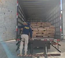PRF APREENDE NOVE TONELADAS DE PEIXE TRANSPORTADAS SEM REFRIGERAÇÃO NA BR-116, NA BAHIA