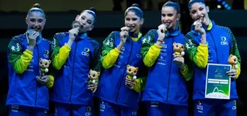 BRASIL CONQUISTA PRATA NA COPA DO MUNDO DE GINÁSTICA RÍTMICA EM BAKU