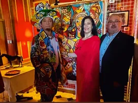 ARTISTA MENELAW SETE PARTICIPA DE LEILÃO BENEFICENTE NA FRANÇA 