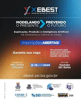 X ENCONTRO BAIANO DE ESTATÍSTICA ABRE INSCRIÇÕES E INICIA SUBMISSÃO DE ARTIGOS