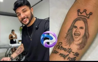 FÃ DE ANA PAULA RENAULT TATUA NOME E FRASE MARCANTE DA CAMPEÃ DO BBB 26; VEJA FOTO