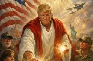 TRUMP PUBLICA IMAGEM COMO ‘FIGURA RELIGIOSA’ APÓS ATACAR PAPA LEÃO 14