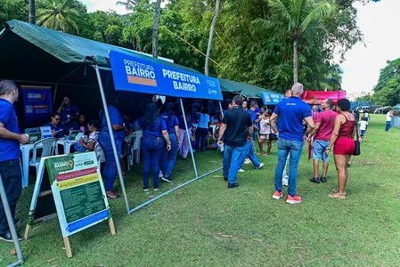 "PREFEITURA-BAIRRO VAI ATÉ VOCÊ" ATINGE 4 MIL ATENDIMENTOS NO PARQUE DA CIDADE