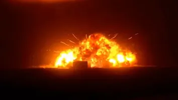 NAVE DA BLUE ORIGIN EXPLODE DURANTE TESTE NA PLATAFORMA DE LANÇAMENTO