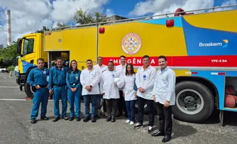 REPRESENTANTES DA DEFESA CIVIL DE CAMAÇARI VISITAM UNIDADE DA BRASKEM NO POLO INDUSTRIAL