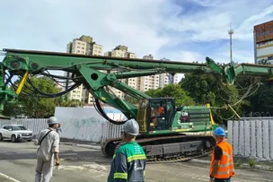 MÁQUINAS PARA OBRAS DO METRÔ ENTRE LAPA E CAMPO GRANDE CHEGAM A SALVADOR