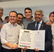 JÚLIO PINHEIRO DESTACA COMPROMISSO DE JERÔNIMO COM O DESENVOLVIMENTO DOS MUNICÍPIOS BAIANOS