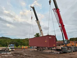 OBRA DA PONTE SALVADOR-ITAPARICA VAI RECEBER NOVA REMESSA DE EQUIPAMENTOS VINDOS DA CHINA